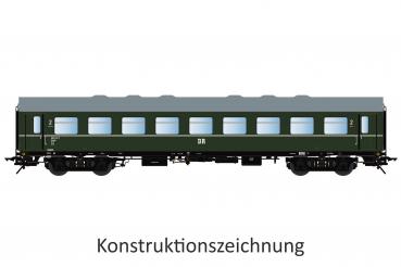 Reko-Wagen BDghwse, 2.Kl, DR, Ep.3/4, Nr. 15001-3